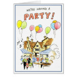 We're having a party greeting card cards