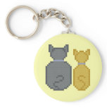 We're Ignoring You Kitties Keychain
