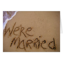 We're Married! Card