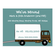 We're Moving Announcement Postcards