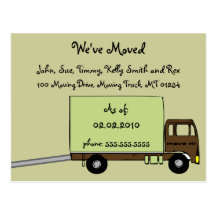We're Moving Announcement Postcards