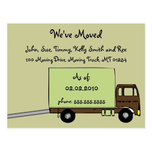 We're Moving Announcement Postcards | Zazzle