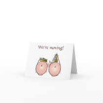We're moving! card
