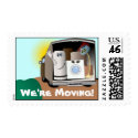 We're Moving! postage