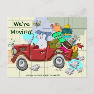 We're Moving! postcard