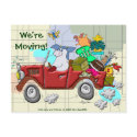 We're Moving! postcards