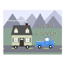 We're Moving Postcard