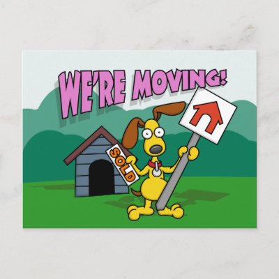 Moving Postcards on We Re Moving Postcards From Zazzle Com