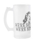 We're Not Gossiping We're Networking B&amp;W Mug