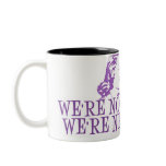 We're Not Gossiping We're Networking Purple Mugs