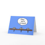 We're Screwed! cartoon -Three screws cards