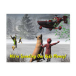 We're Spending Our Kids Money! postcards
