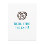 We're tying the knot! Postcard