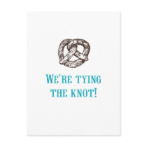 We're tying the knot! Postcard