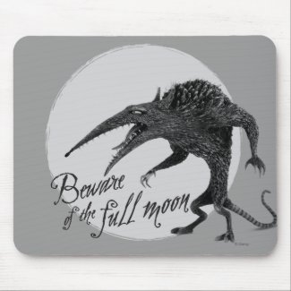 Wererat: Beware of the Full Moon Mousepad