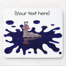 WereSlug Splat, (su texto aquí) Alfombrilla De Raton