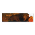 werewolf bust bumper sticker bumper stickers