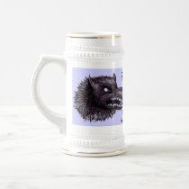 Werewolf funny beer mug