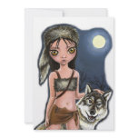 Werewolf girl custom announcements