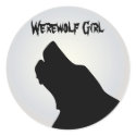 Werewolf Girl stickers
