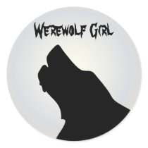 Werewolf Girl stickers