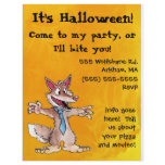 Werewolf Halloween Party Invitation Flyer