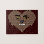 Werewolf Heart Face Puzzles