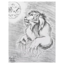 Werewolf in Pencil letterhead by RoboInvisaBunny Werewolf in Pencil letterhead