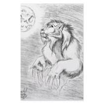 Werewolf in Pencil stationery by RoboInvisaBunny Werewolf in Pencil stationery