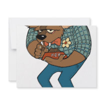 Werewolf Personalized Invitations