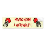 Werewolf Moon Bumper Sticker