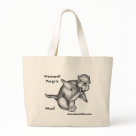 jumbotote - Let your own personal werewolf penguin guard your gear