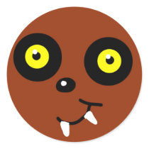 Werewolf Smiley Sticker 3