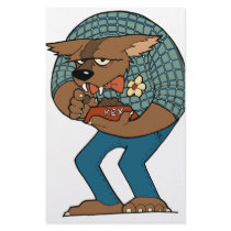 Werewolf stationery