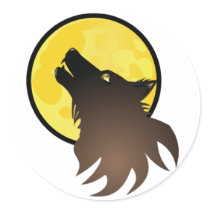 Werewolf stickers