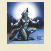 Werewolf Woman t-shirts