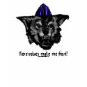 Werewolves make me howl! Girls Shirt by GraveyardRumble Werewolves make me howl! Girls Shirt
