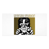 Werewolves Rock! #2 photo cards by designs_that_rock Werewolves Rock! #2 photo cards