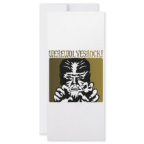 Werewolves Rock! #2 Rack Card Template