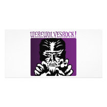 Werewolves Rock! #4 photo cards by designs_that_rock Werewolves Rock! #4 photo cards