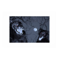 Werewolves with Moon & Branches posters by Croix Werewolves with Moon & Branches posters