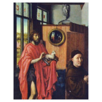 Werl Triptych, Left Wing: St John The Baptist And Flyers