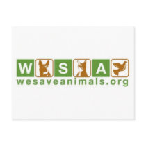 WeSaveAnimals.org postcards