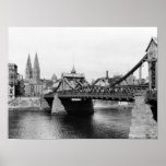 Weser Bridge, Bremen, c.1910 posters