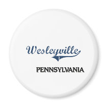 Wesleyville Pennsylvania City Classic Fridge Magnet