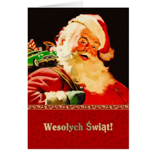 Wesolych Swiat. Polish Christmas Cards | Zazzle
