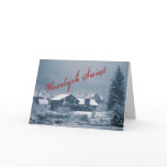 Wesolych Swiat Snow Falling Cards