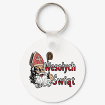 Wesolych Swiat St. Nicholas keychains