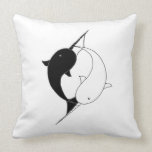 wesome Narwhals Throw Pillows