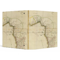 West Africa Map 3 Ring Binder